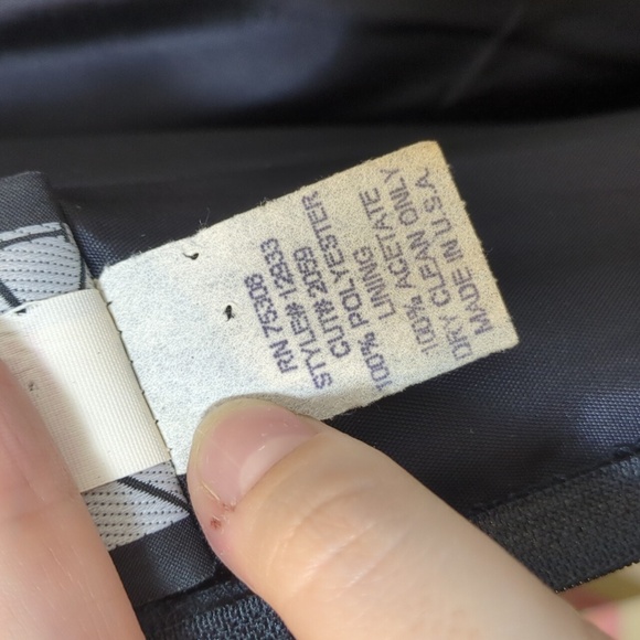 Niki By Niki Livas vintage black sleeveless butterfly basque waist midi dress - Picture 15 of 16